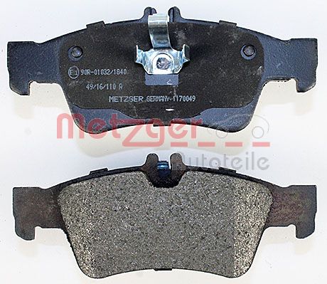 METZGER 1170049 GREENPARTS Bremsbelagsatz, Scheibenbremse